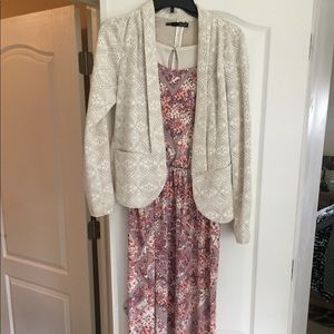 Dress with jacket (can separate)